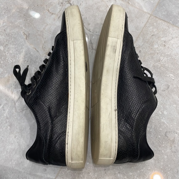 Billionaire Couture Men's Black Calf Leather Laced-up Sneakers - EU 43 - Picture 8 of 11